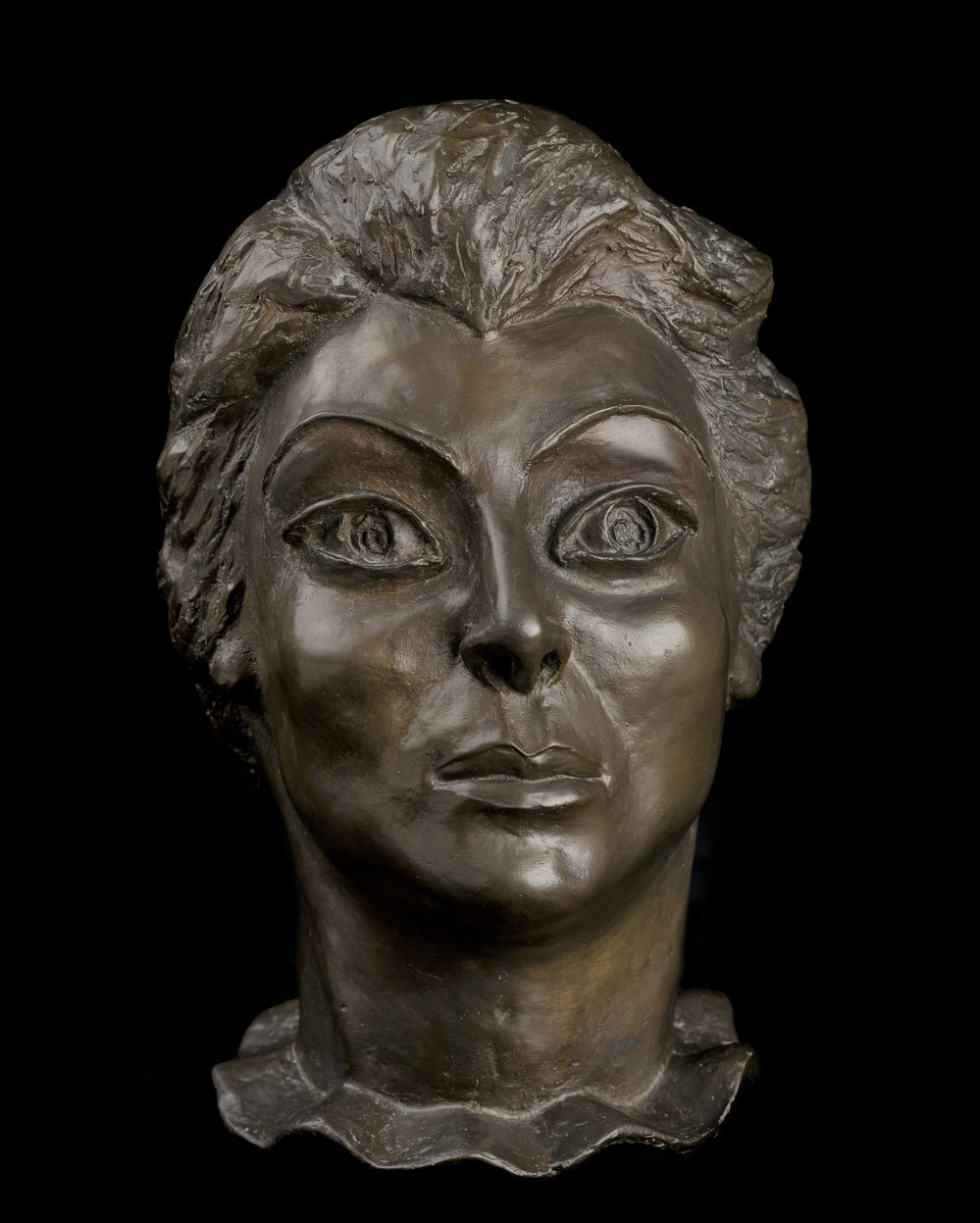 Bronze bust sculpture of Madam Josephine Piazza