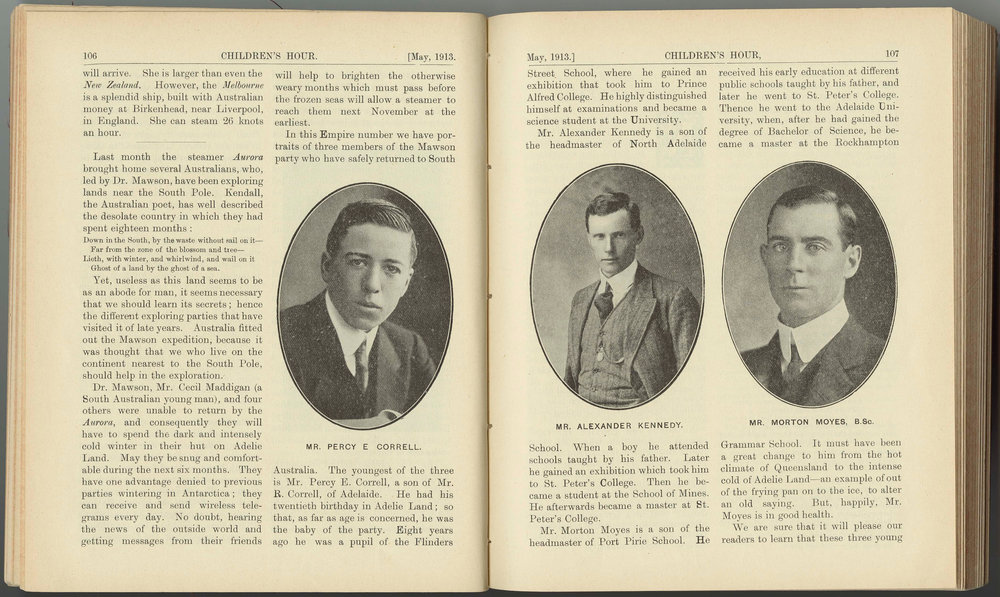 Three of Mawson's men