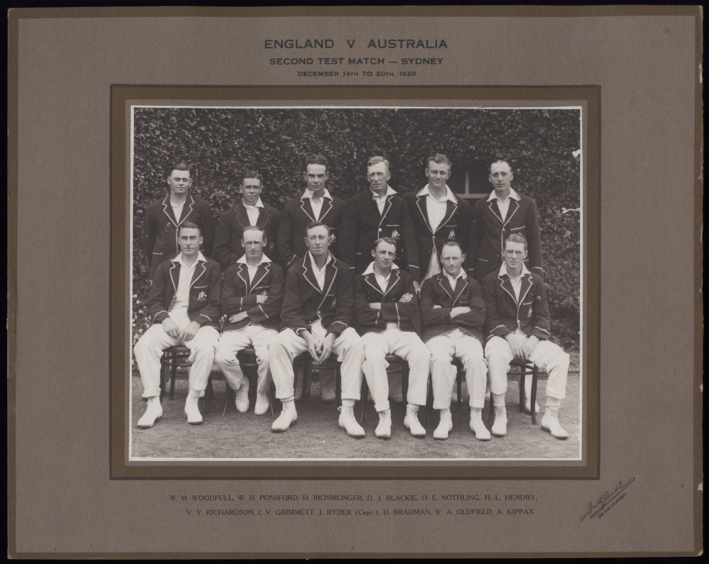 England V Australia Second Test Match Sydney State Library Of 