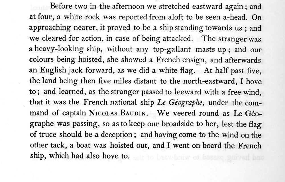 Flinders meets le Geographe