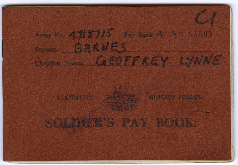 Soldier's pay book