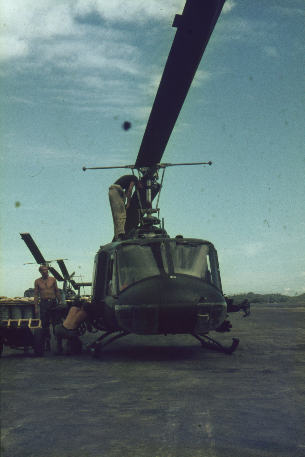 Bell Iriquoi helicopter, Vung Tau, Vietnam