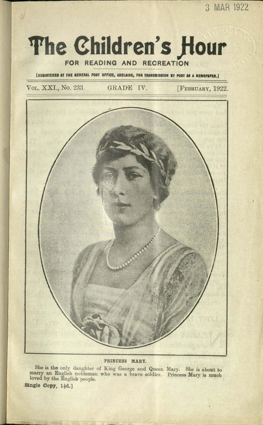 The Children's hour : grade IV