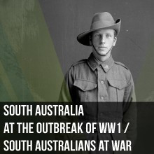 South Australia at the outbreak of World War One
