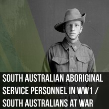 South Australian Aboriginal service personnel in World War One