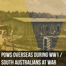 Prisoners of war overseas during World War One