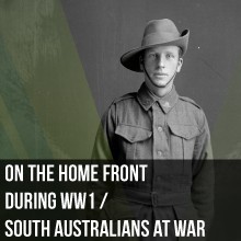 On the home front during World War One