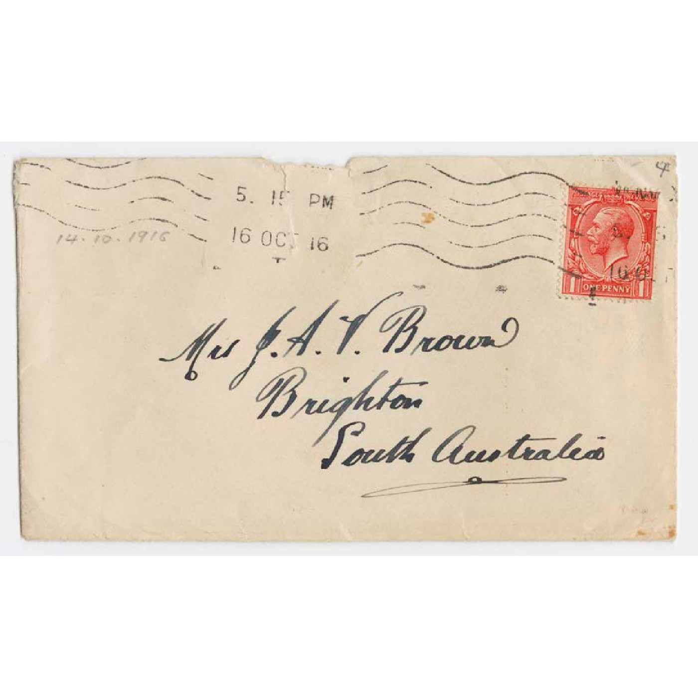Letters written by Victor Voules Brown