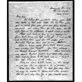 Correspondence of Major Lancelot Ashley Lewis