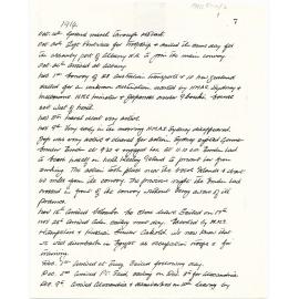 War diary of Louis Willyama Avery