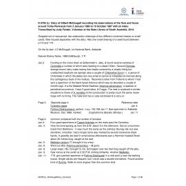 Diary of James Gilbert McDougall [transcript]