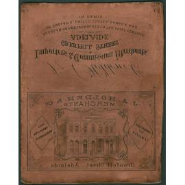 Copper printing plate of J.A. Holden & Co.
