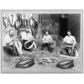 Horse collars manufactured by Holden & Frost