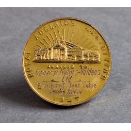 Royal Adelaide Exhibition medal
