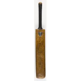 Bat used by Don Bradman to score 334 runs in 1930