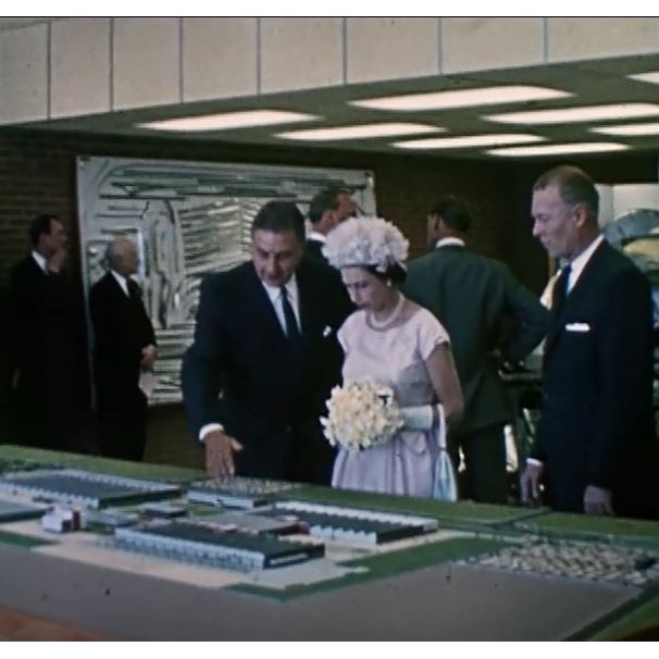 Queen Elizabeth visits General Motors Holden