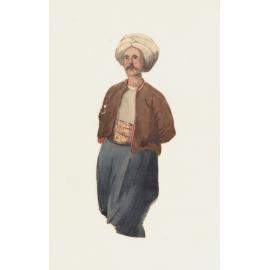 Portrait of a man in eastern dress