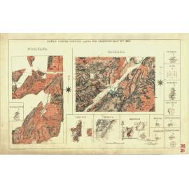Newly opened country lands for selection May 17th 1881 [cartographic material] : Woolyana ..