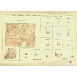 Newly opened country lands for selection July 25th 1882 [cartographic material] : Wiltunga ..