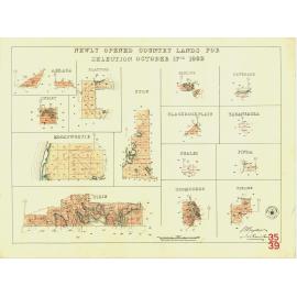 Newly opened country lands for selection October 17th 1882 [cartographic material] : Arkaba ..