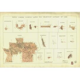 Newly opened country lands for selection January 16th 1883 [cartographic material] : Kondoparinga ..