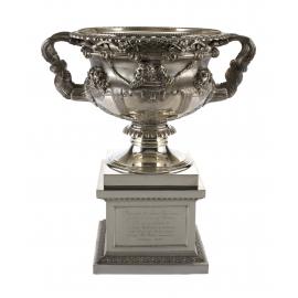 Silver trophy presented to Don Bradman, 1948