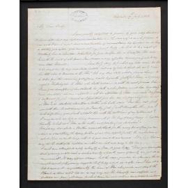 Letter from J.W. Cole