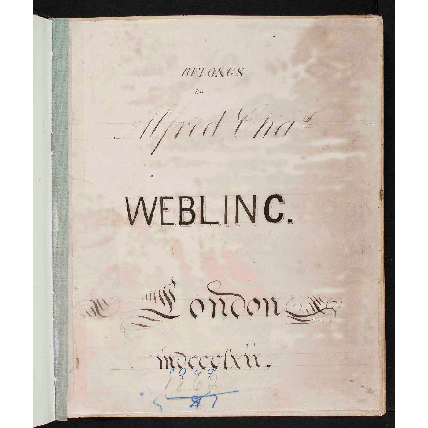 Diaries of Alfred Webling