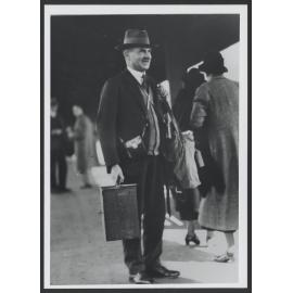 John Cleland at Adelaide Railway Station