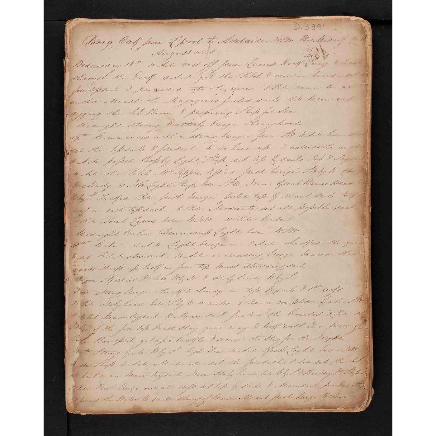 Diary of W.B. Pearson