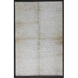 Letter sent from Weir Cottage