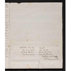 Letter from Anna Hawkins