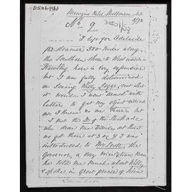 Letters from W.W. Legge