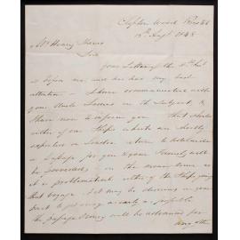 Letters to Henry Stanes