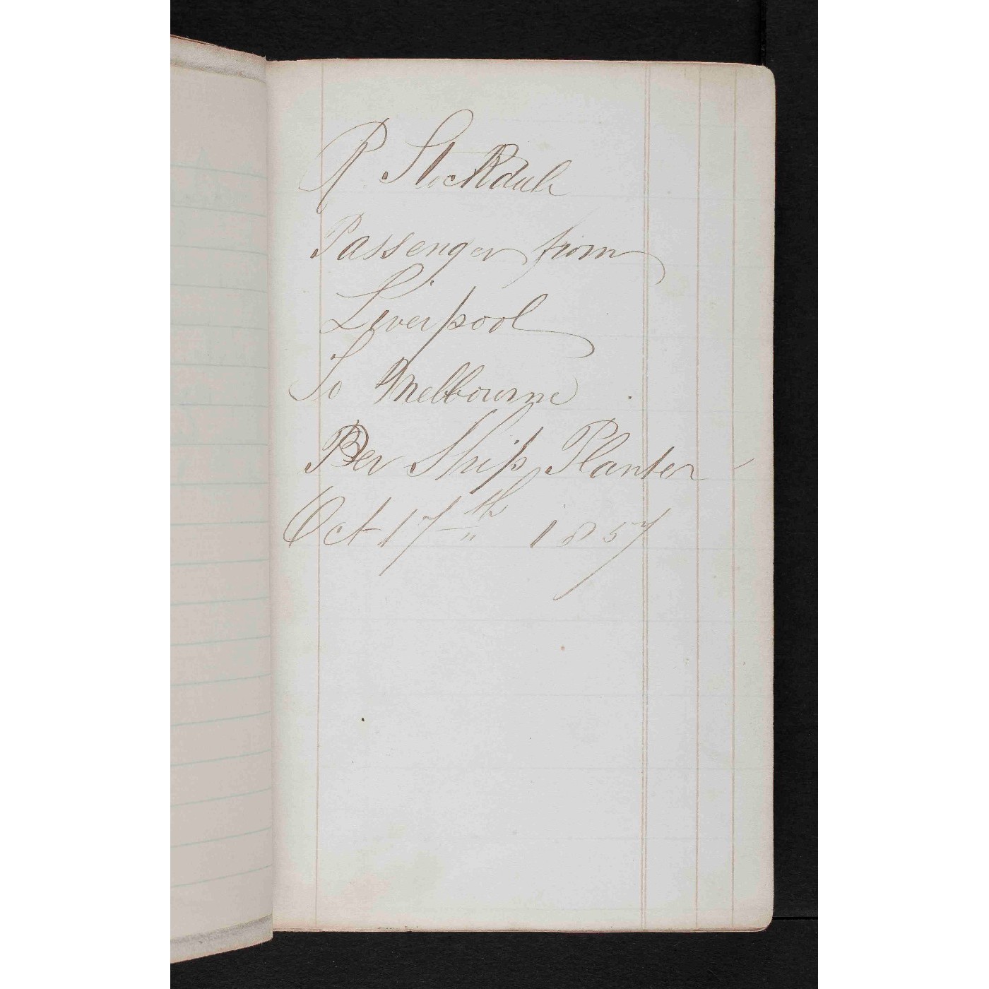 Diary of Robert Stockdale