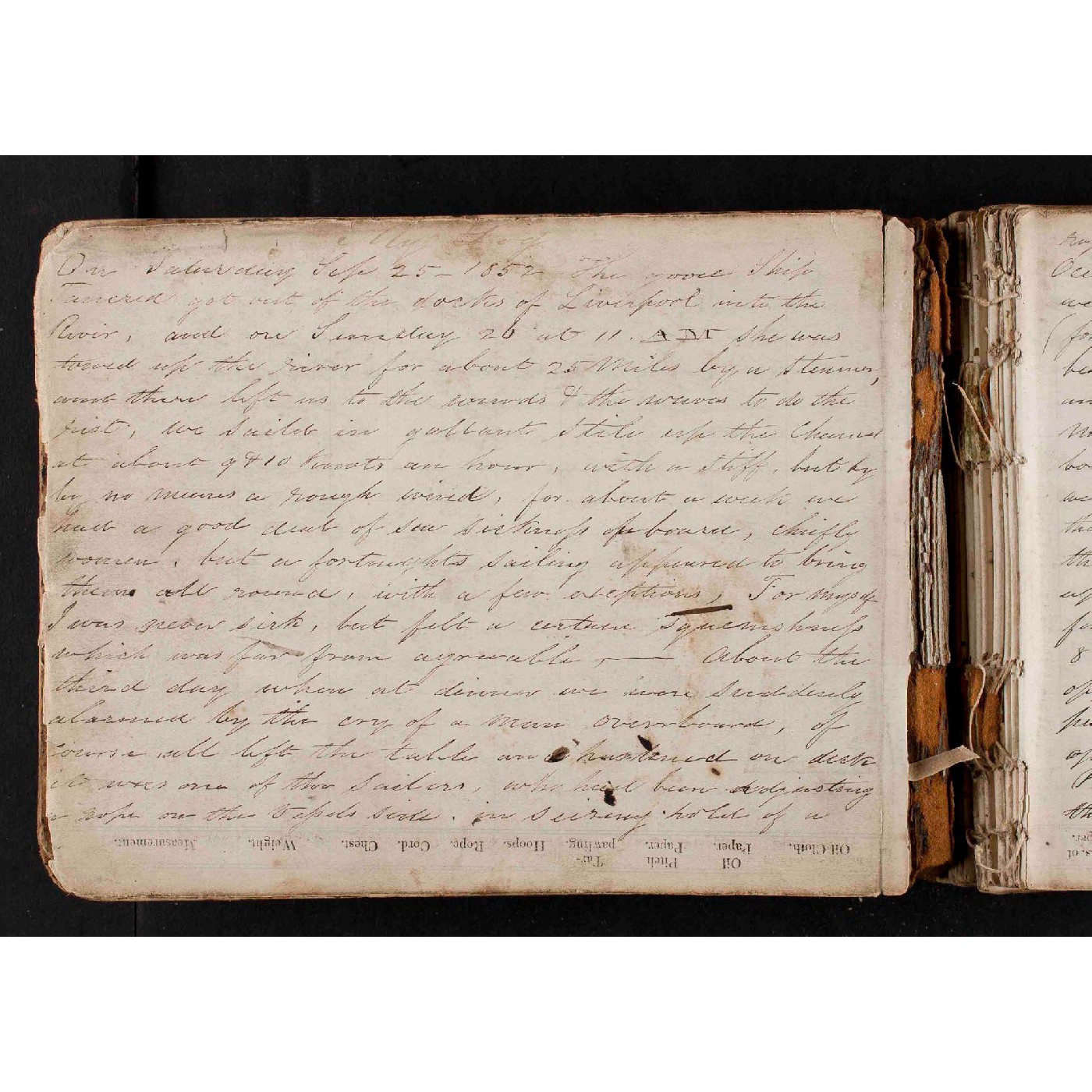 Diary of William Wells