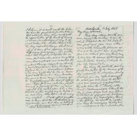 Letters from Samuel Stocks to his sister