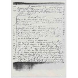 Diary of James Levick