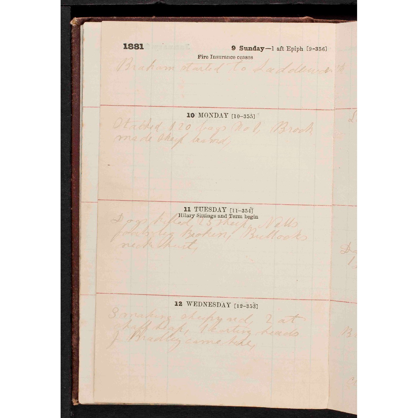 Diary of Albert Bristow