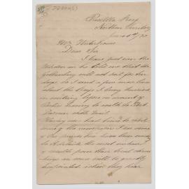 Letter to F.G. Waterhouse