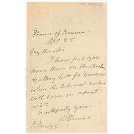 Letters to J. Purdy