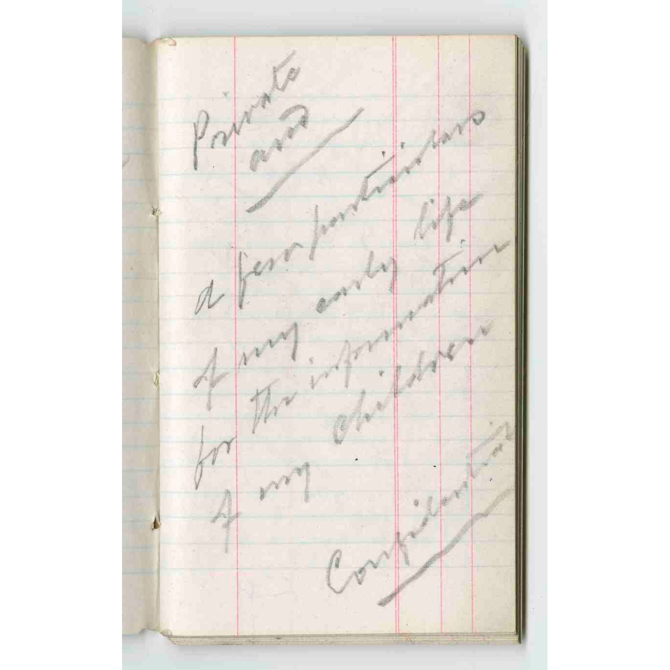 Autobiographical notes by George Tinline