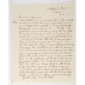 Letters written to Rose and Cliff Symons