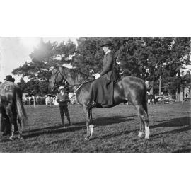 Horse in sport and competition : a prize-winning horsewoman at Mount Gambier