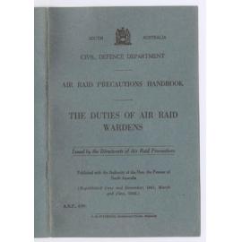 Air raid precautions handbook