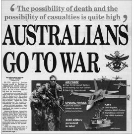 Australians go to war