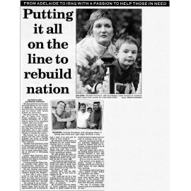 Putting it all on the line to rebuild nation