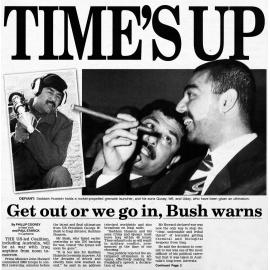Time's up: Get out or we go in, Bush warns
