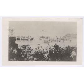 Landing of the 4th Battalion A.I.F. at Gallipoli