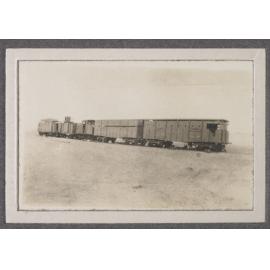Armoured train at Kantara Camp